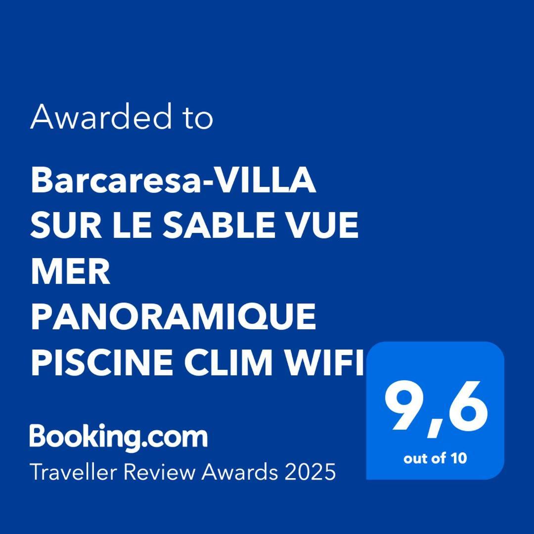 Barcaresa-Villa Sur Le Sable Vue Mer Panoramique Piscine Clim Wifi Le Barcares Exterior photo